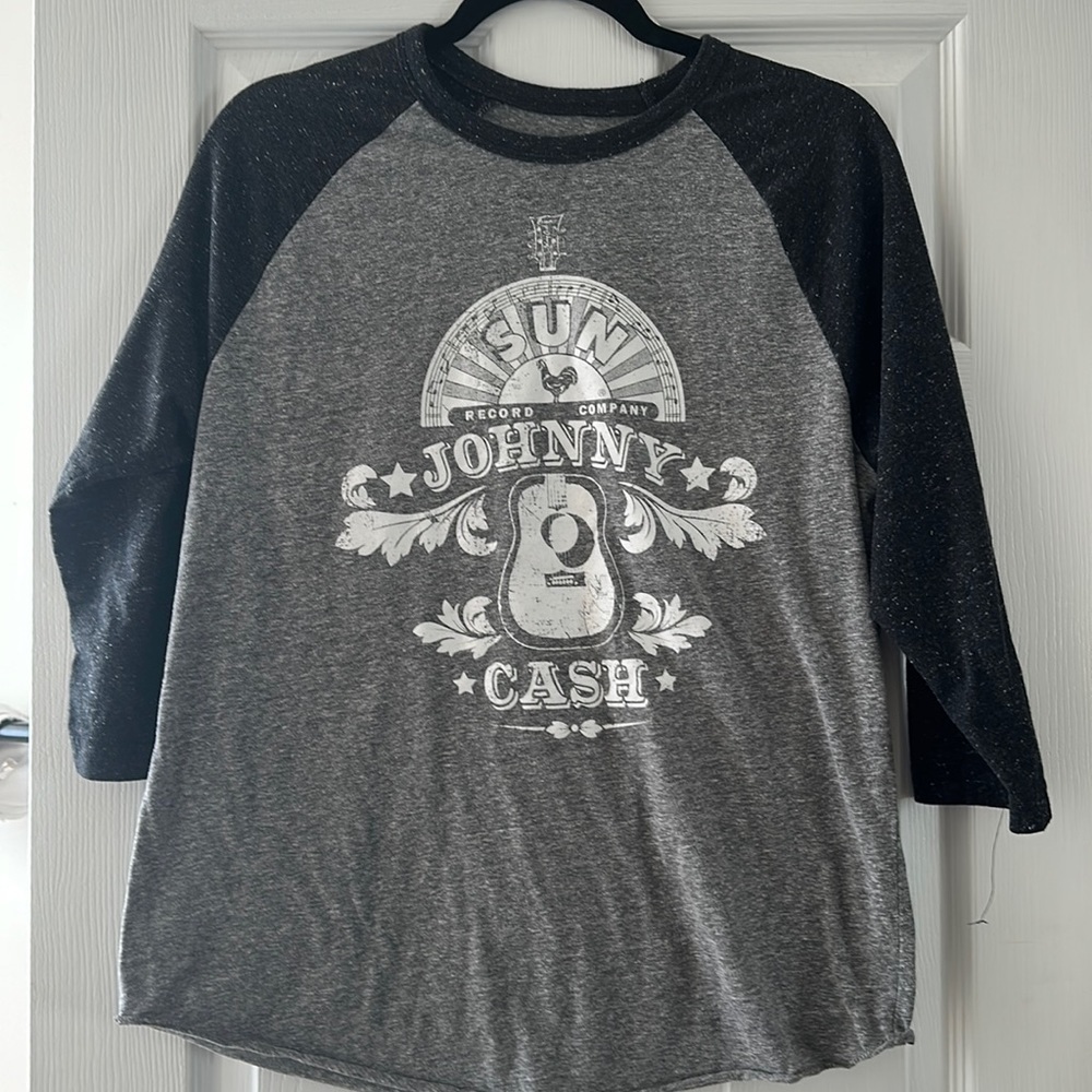 Sun Record Company Johnny Cash Grey Tee size M